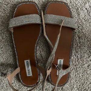 Steve Madden Nisha-R Rhinestone Sandals